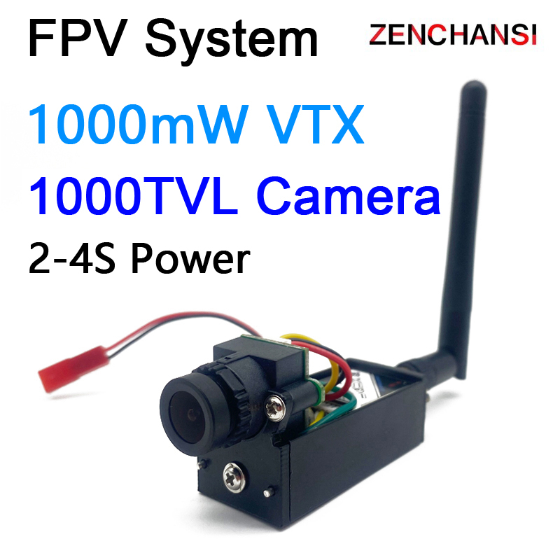 Rc Plane Hobby Zone - 5.8G 48CH 100/200/400/1000mW 調整可能な VTX トランスミッターと