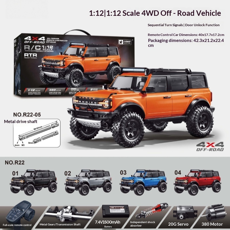 Rc Hobby Grade Truck - 【新入荷】HongXing F22 RCカー 1/12スケール 4WD オフロードクライミングトラック