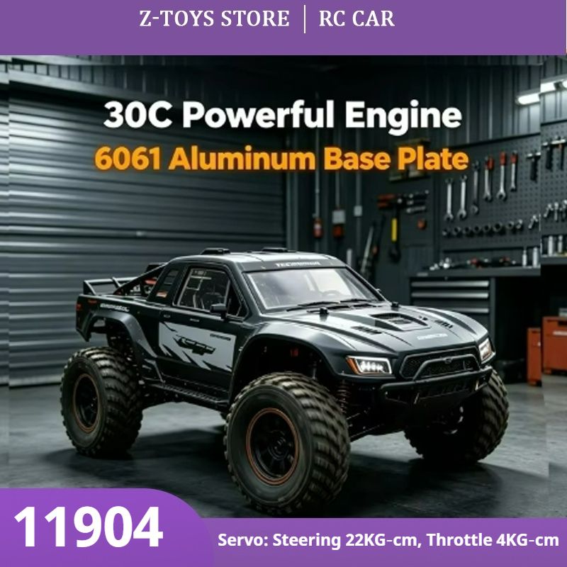 Rc Hobby Grade Monster Truck - FS‑11904 30cc ガソリンエンジン RC モンスタートラック 1/5スケール