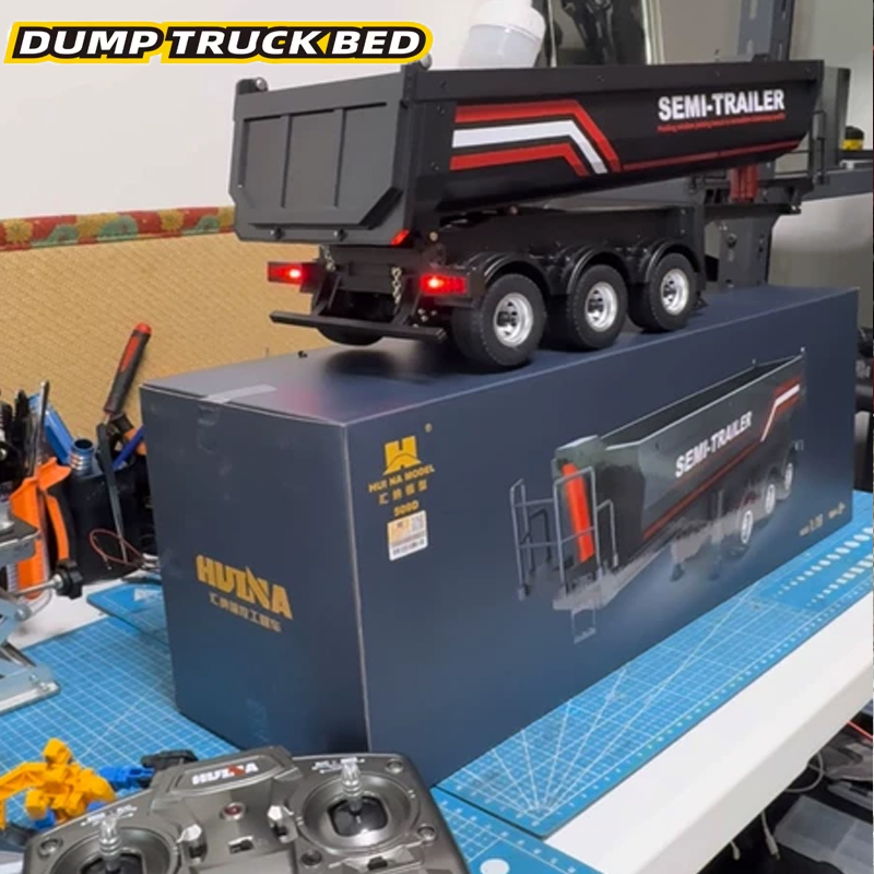 Rc Hobby Grade Truck - 2026年ニューモデル Huina 1509 RCトラック＆1502トレーラー フルスケール合金製リモコン建設車両玩具 コレクション用
