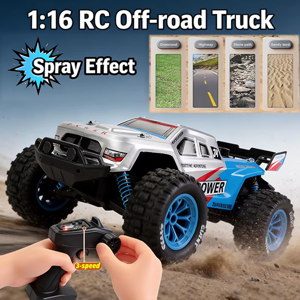 X025 RCピックアップトラック 1/16スケール 4WD - Rc Hobby Grade Truck のレビューと価格