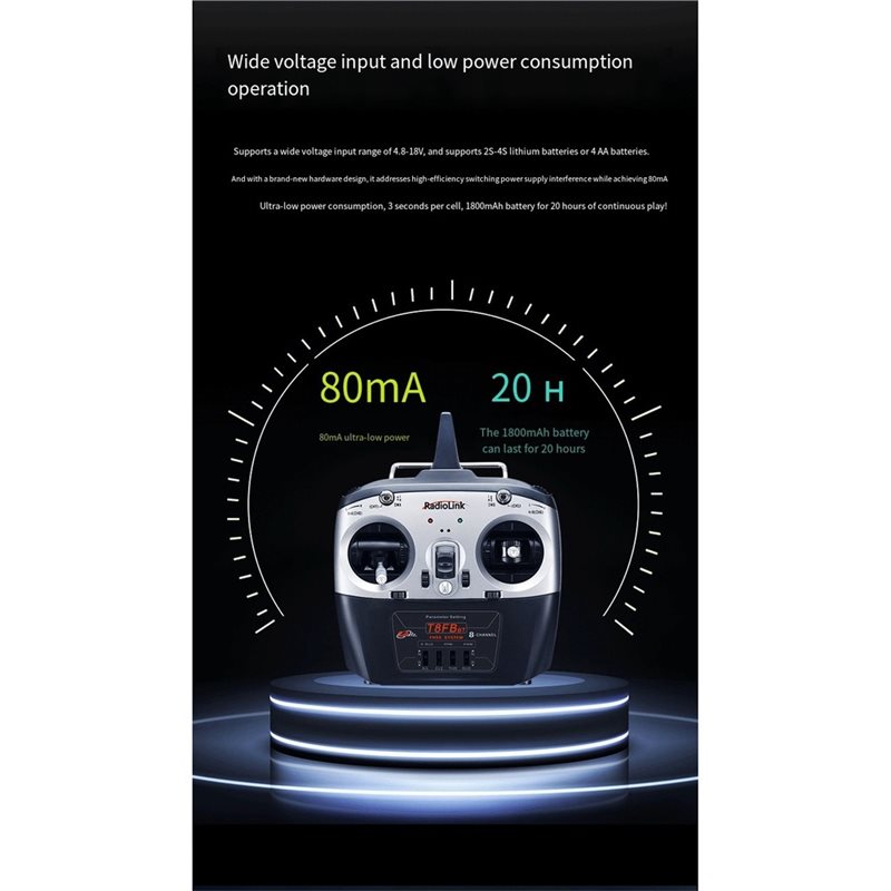Radiolink T8FB 8CH 2.4Ghz 送信機  - Receiver Sbus 8Ch のレビューと価格
