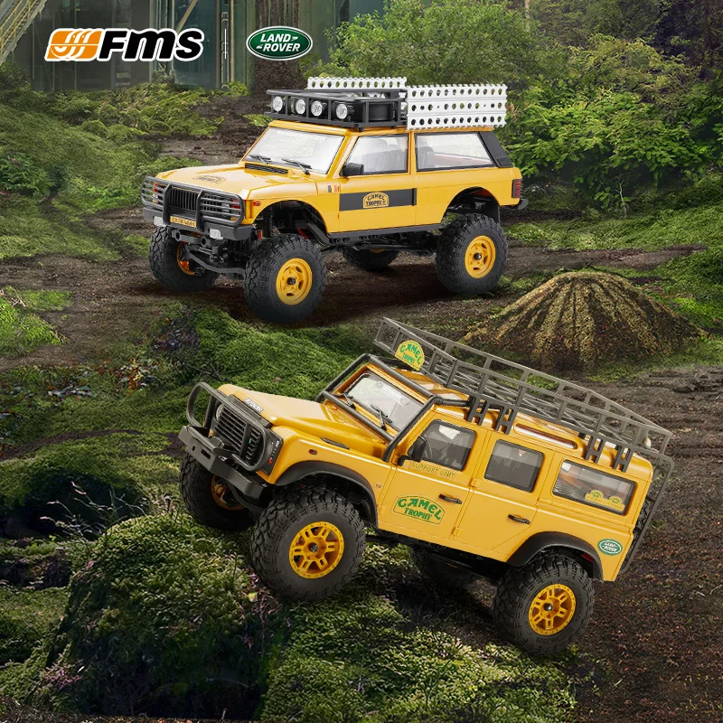 FMS 1/24 ランドローバー・ディフェンダー RCクロー - Rc Hobby Land のレビューと価格