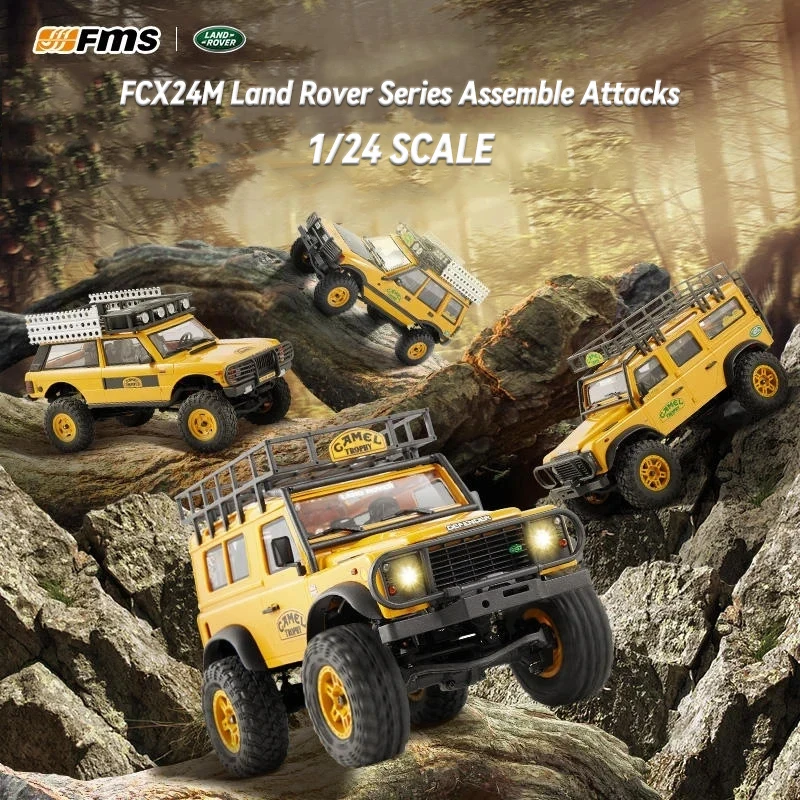 FMS 1/24 ランドローバー・ディフェンダー RCクロー - Rc Hobby Land のレビューと価格