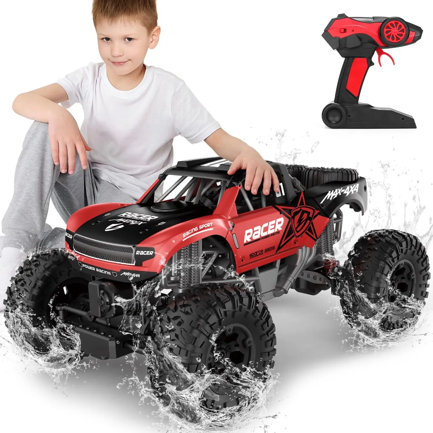 RCトラック 4x4 オフロード 防水 - 1:12スケール - Rc Hobby Grade Truck のレビューと価格