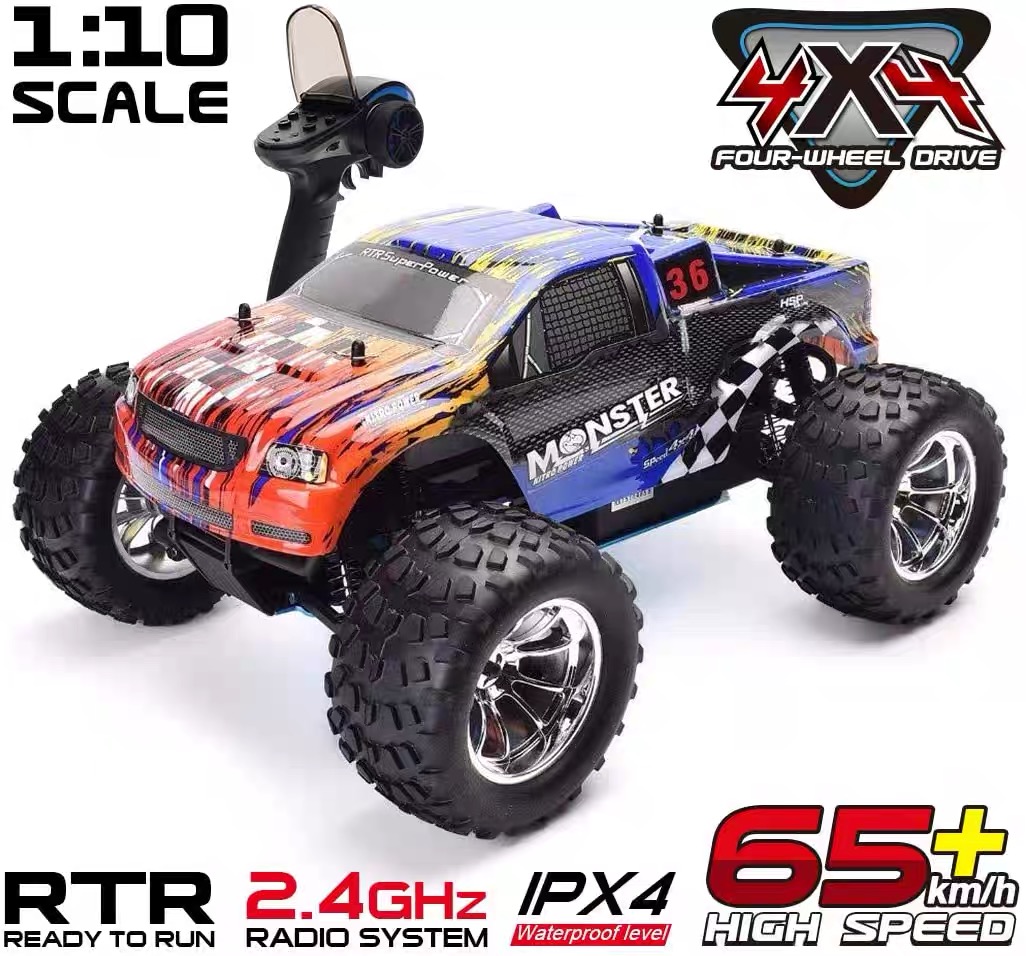 HSP RCトラック 1/10スケール ニトロガソリンエンジ - Rc Hobby Grade Truck のレビューと価格